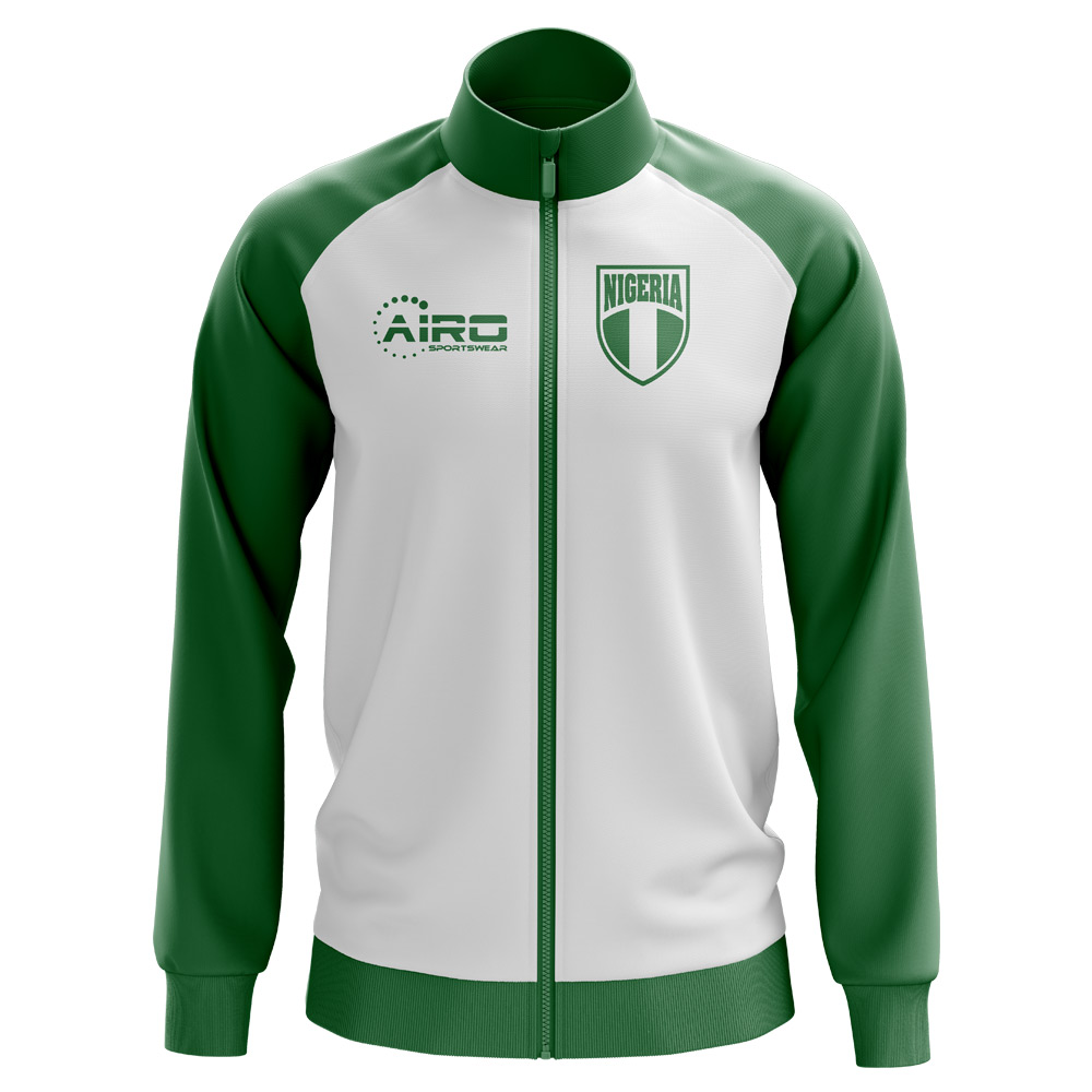 Nigeria Concept Football Track Jacket (White) - Kids