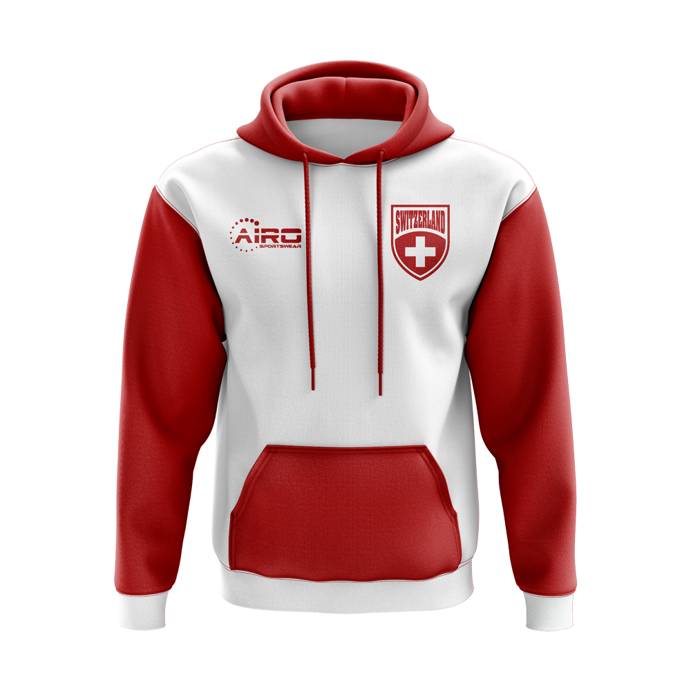 Switzerland Concept Country Football Hoody (White)