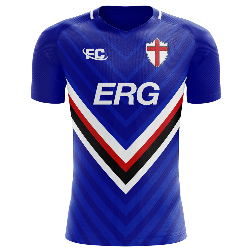 2018-2019 Sampdoria Fans Culture Home Concept Shirt - Womens