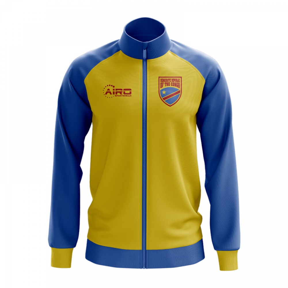 Democratic Republic Of Congo Concept Football Track Jacket (Yellow)