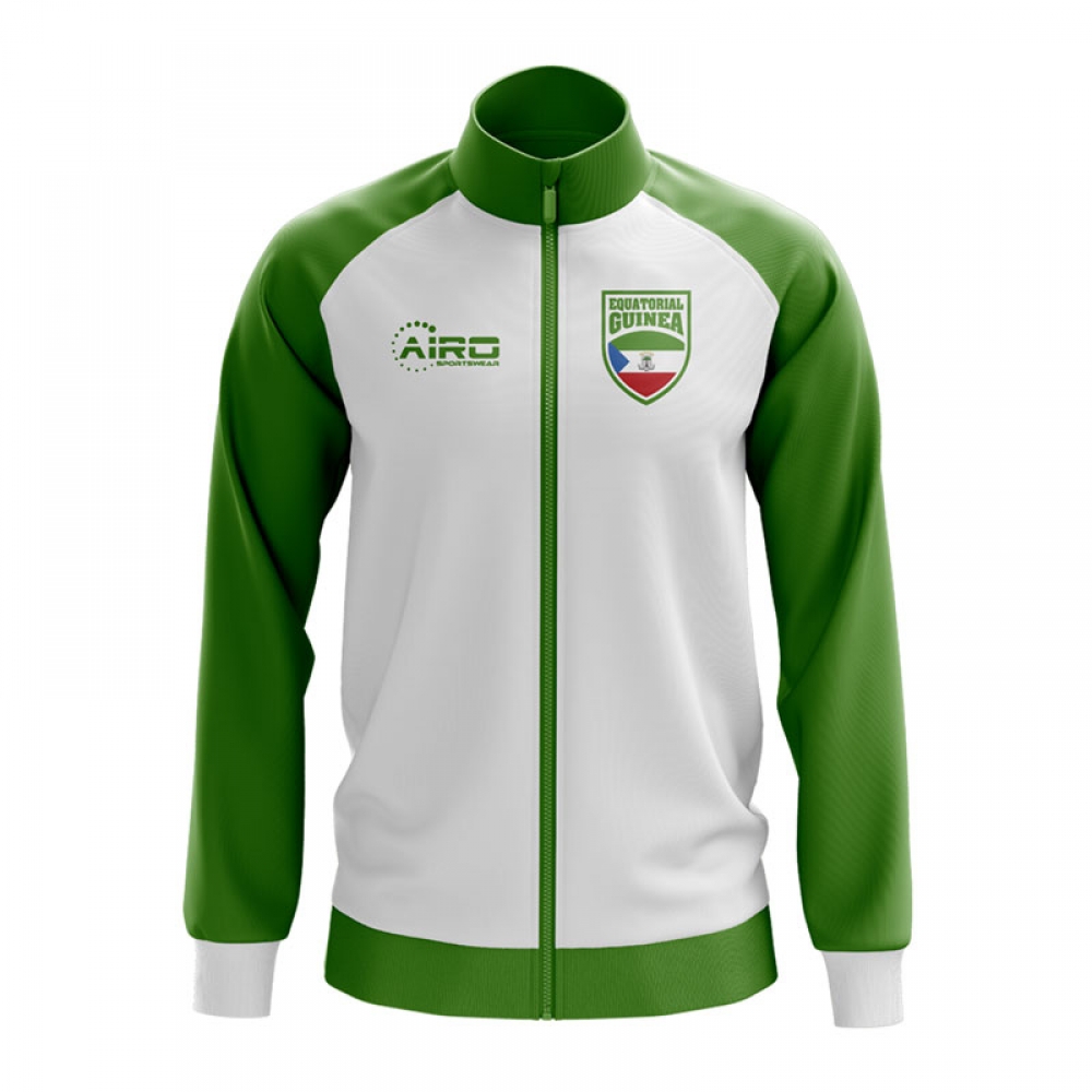 Equatorial Guinea Concept Football Track Jacket (White) - Kids