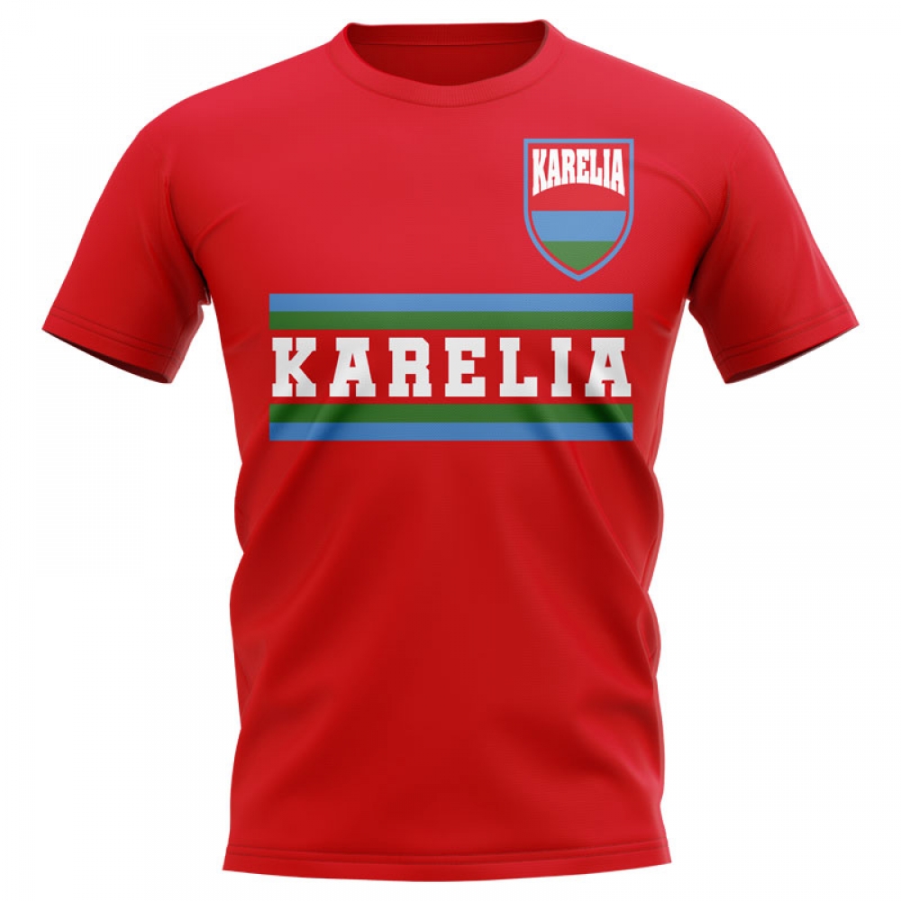 Karelia Core Football Country T-Shirt (Red)