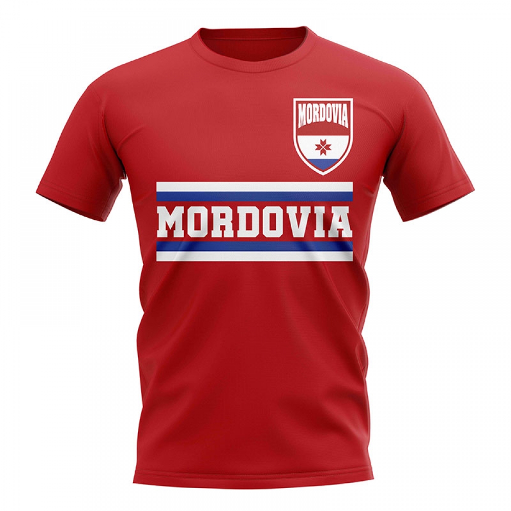 Mordovia Core Football Country T-Shirt (Red)