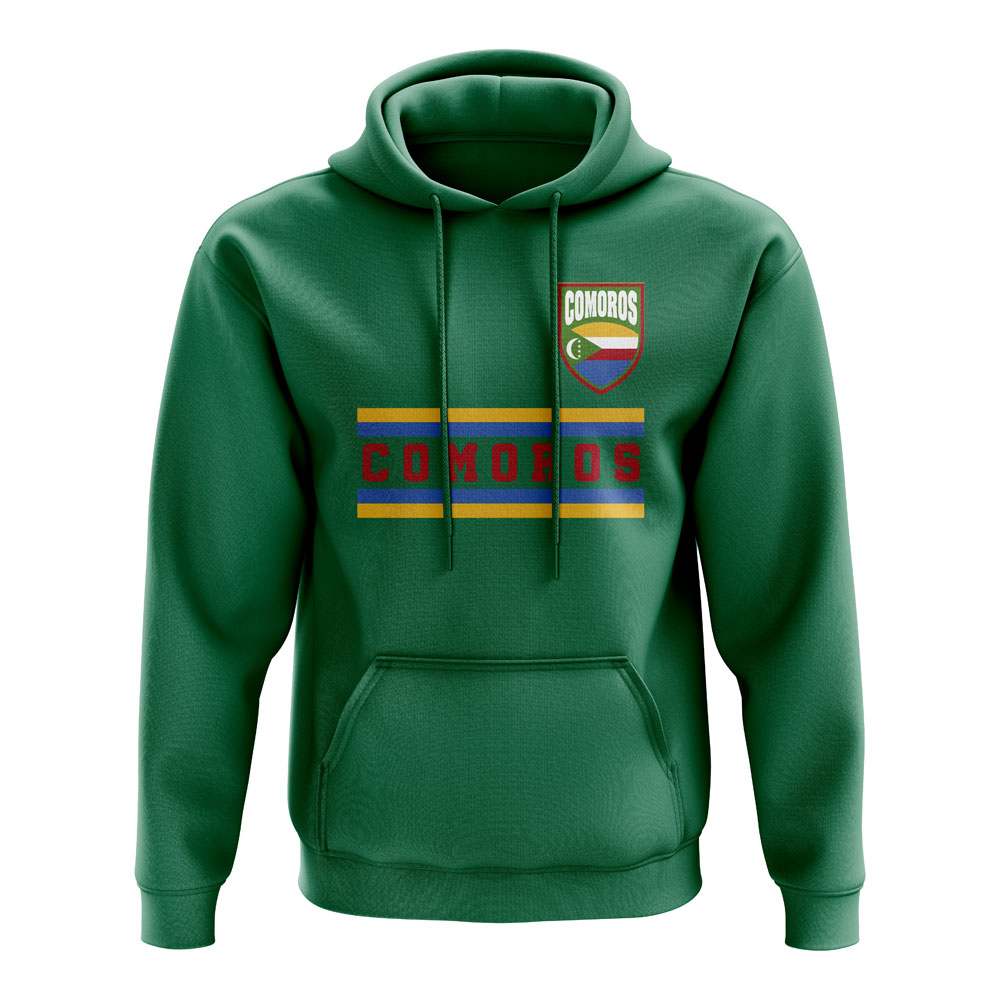 Comoros Core Football Country Hoody (Green)