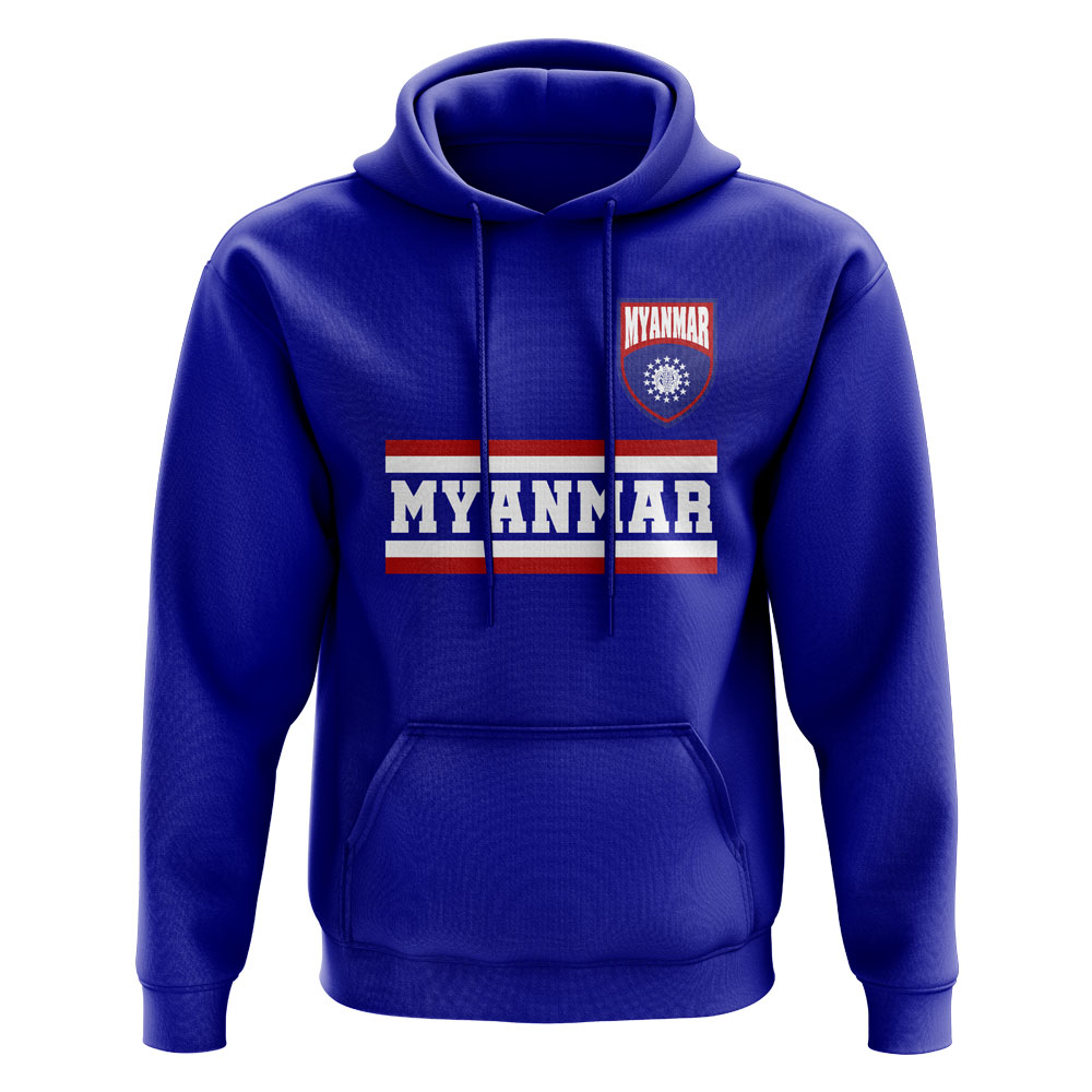 Myanmar Core Football Country Hoody (Royal)