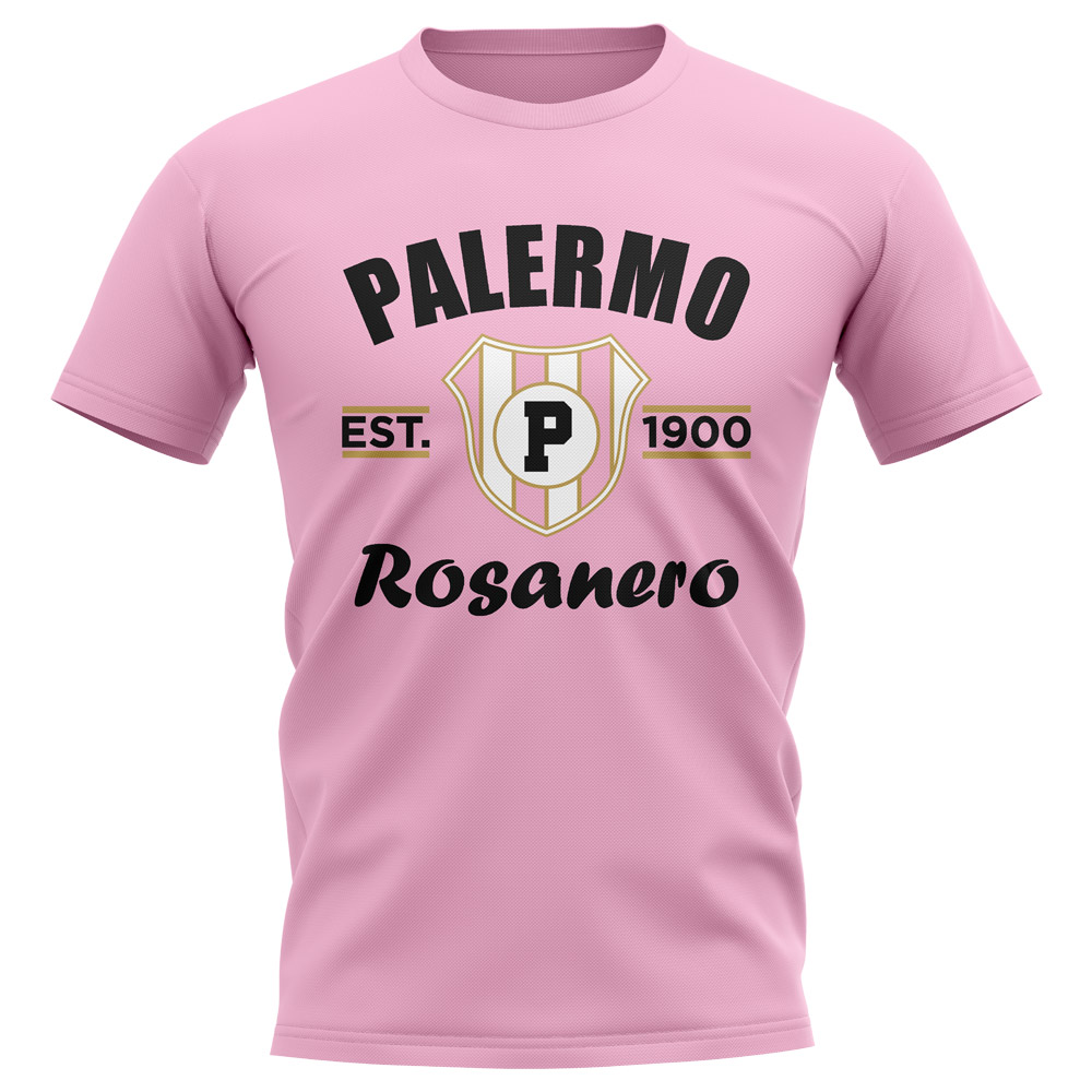 Palermo Established Football T-Shirt (Pink)