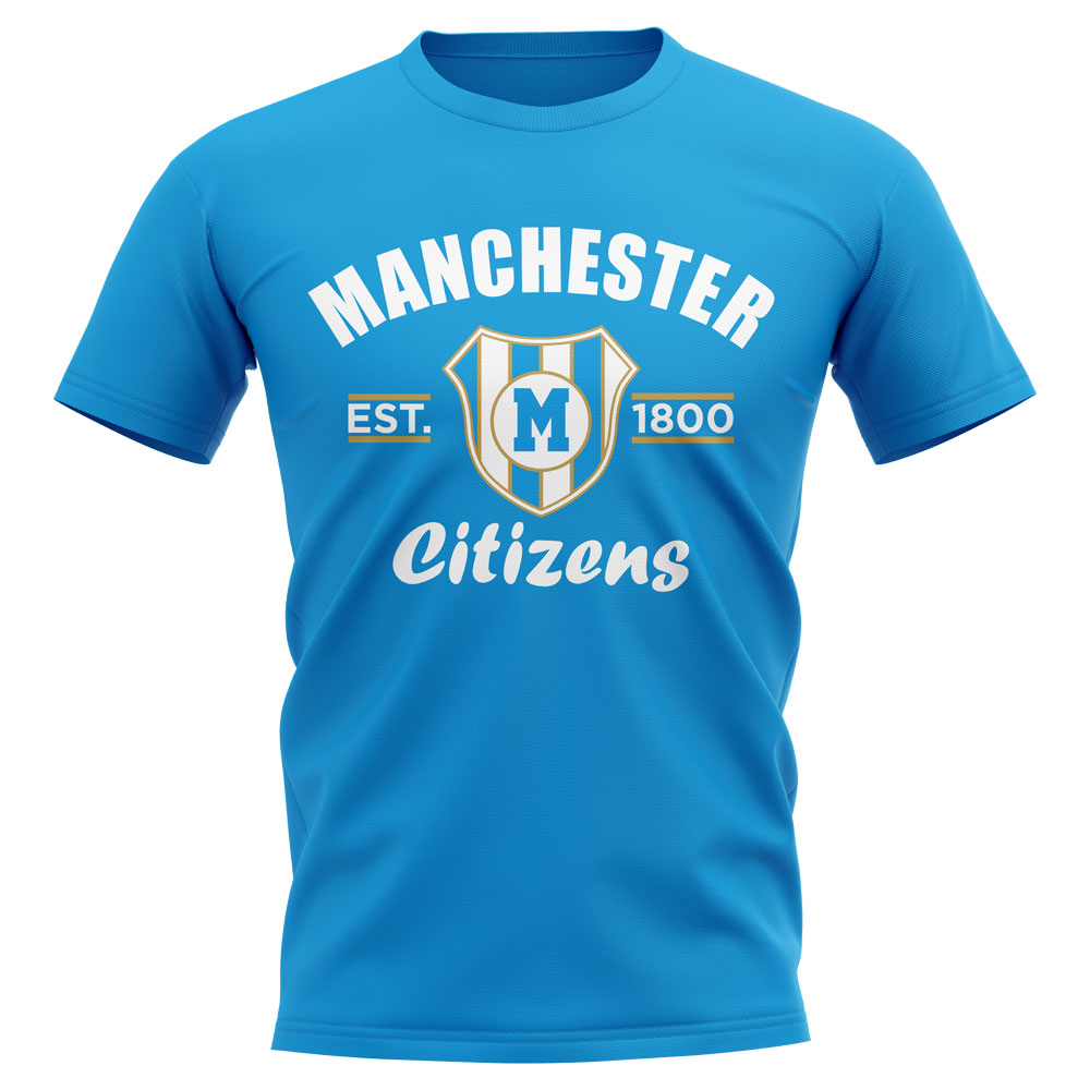 Man City Established Football T-Shirt (Sky)