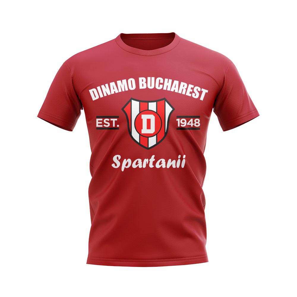 Dinamo Bucharest Established Football T-Shirt (Red)