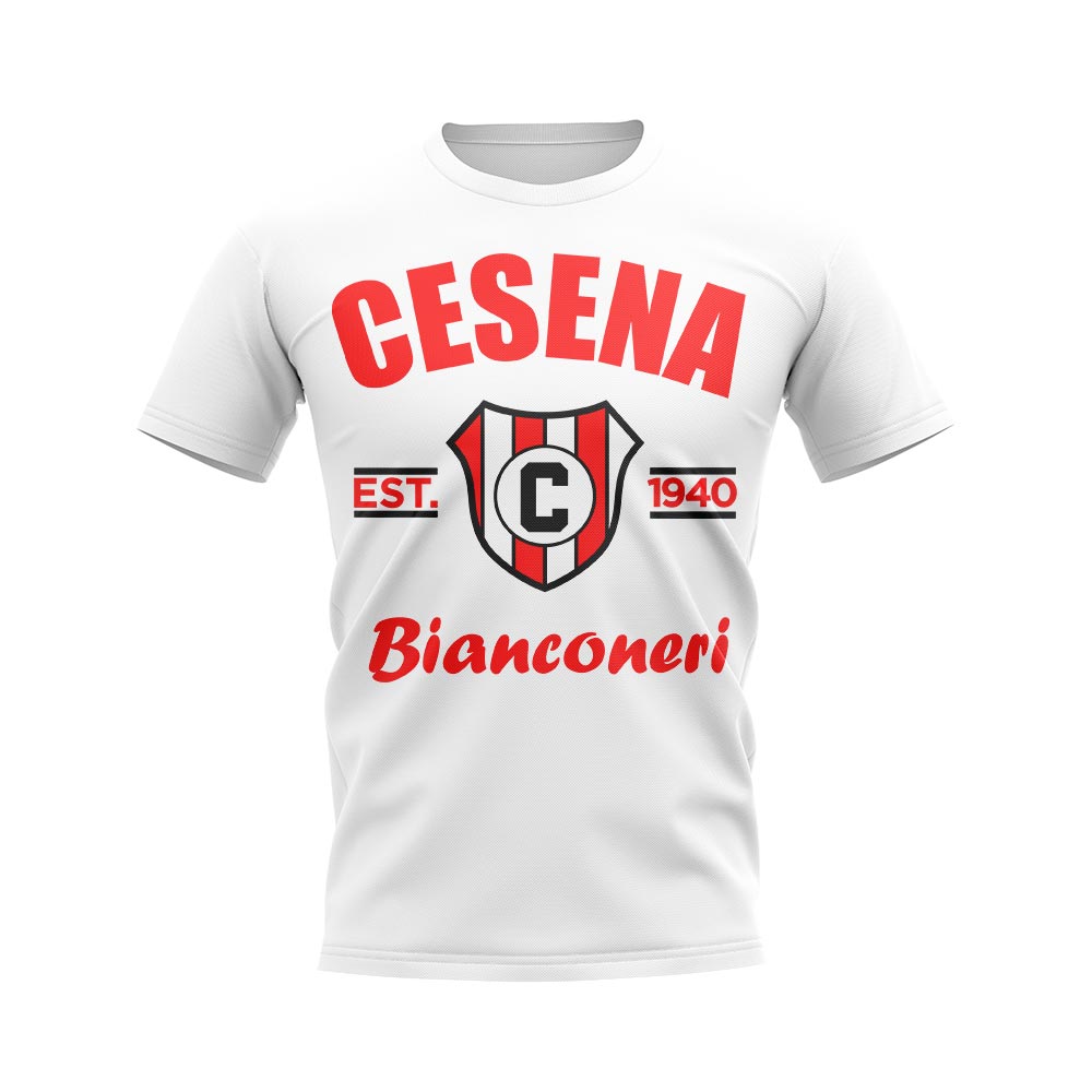 Cesena Established Football T-Shirt (White)