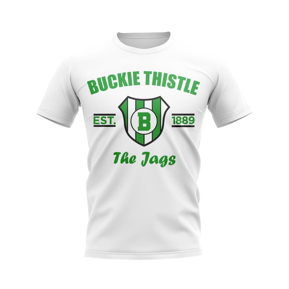 Buckie Thistle Established Football T-Shirt (White)