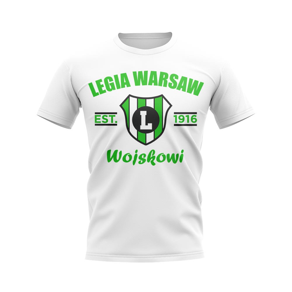 Legia Warsaw Established Football T-Shirt (White)