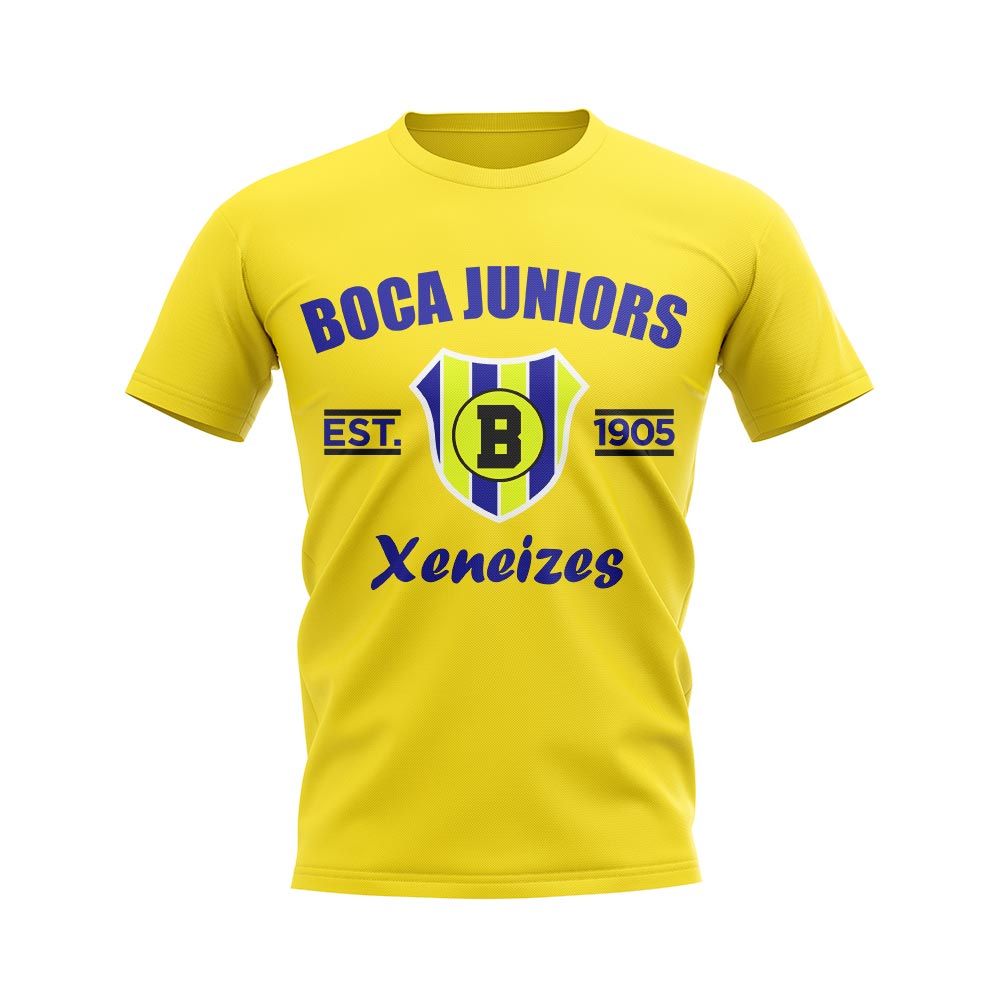 Boca Juniors Established Football T-Shirt (Yellow)