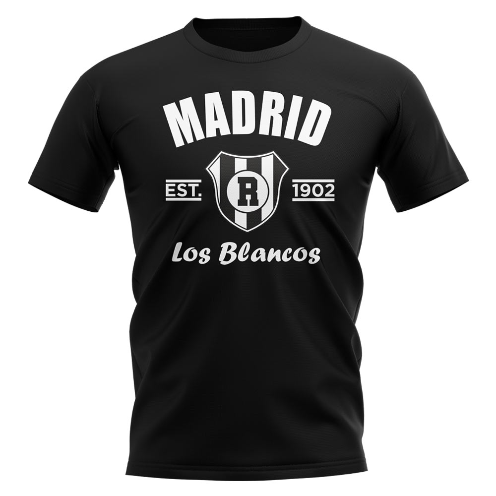 Real Madrid Established Football T-Shirt (Black)