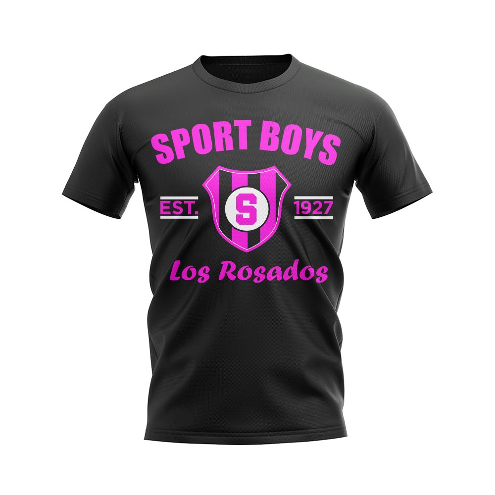 Sport Boys Established Football T-Shirt (Black)