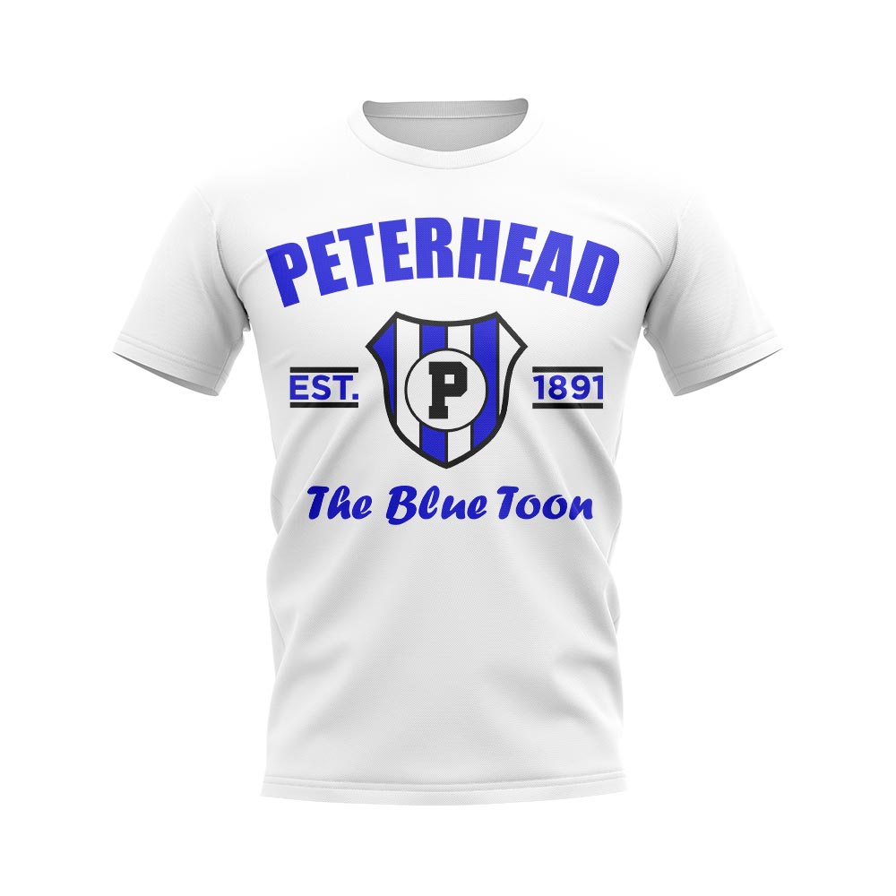 Peterhead Established Football T-Shirt (White)