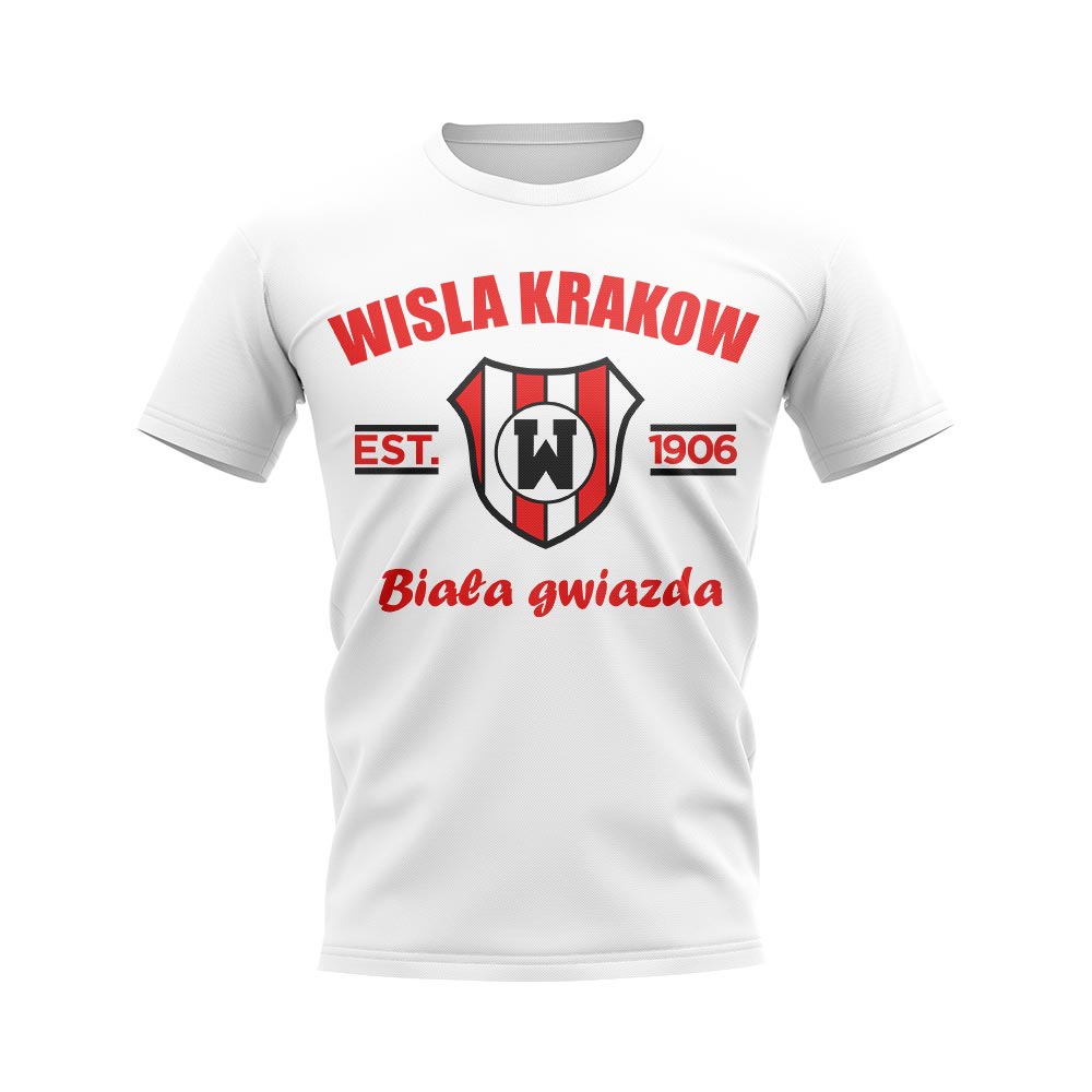 Wisla Krakow Established Football T-Shirt (White)