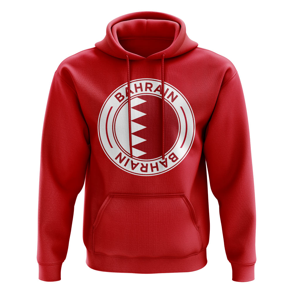 Bahrain Football Badge Hoodie (Red)