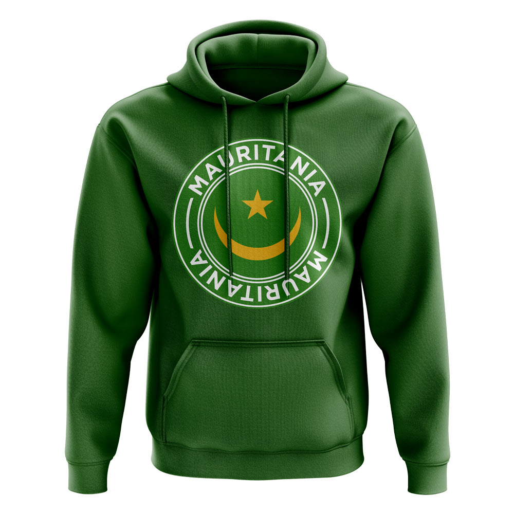 Mauritania Football Badge Hoodie (Green)