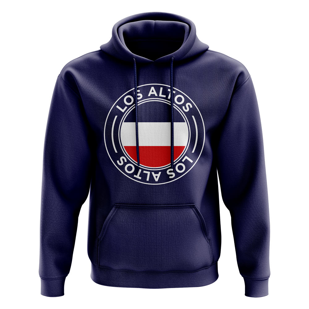 Los Altos Football Badge Hoodie (Navy)