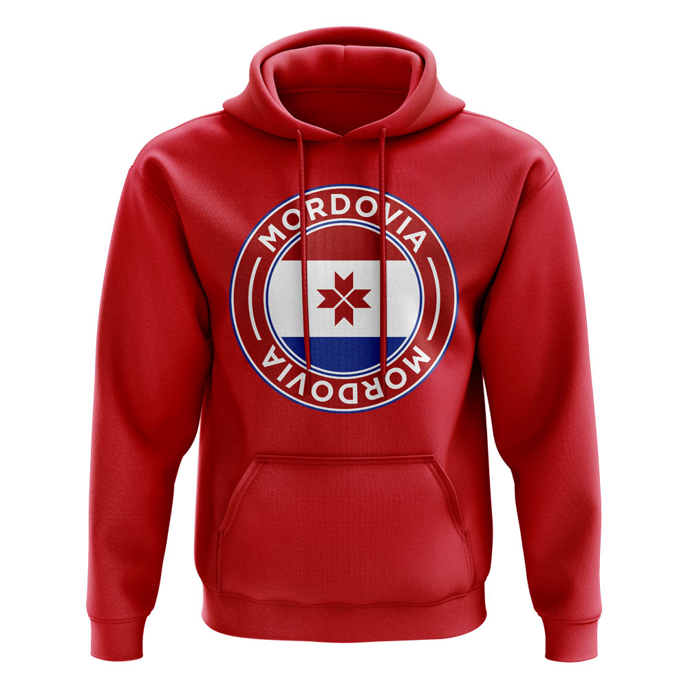 Mordovia Football Badge Hoodie (Red)