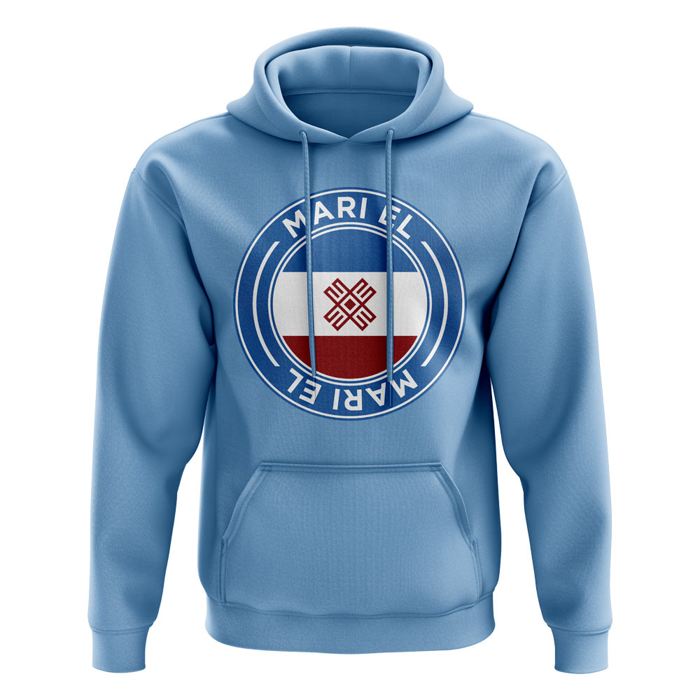 Mari El Football Badge Hoodie (Sky)