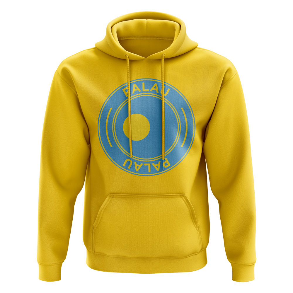 Palau Football Badge Hoodie (Yellow)