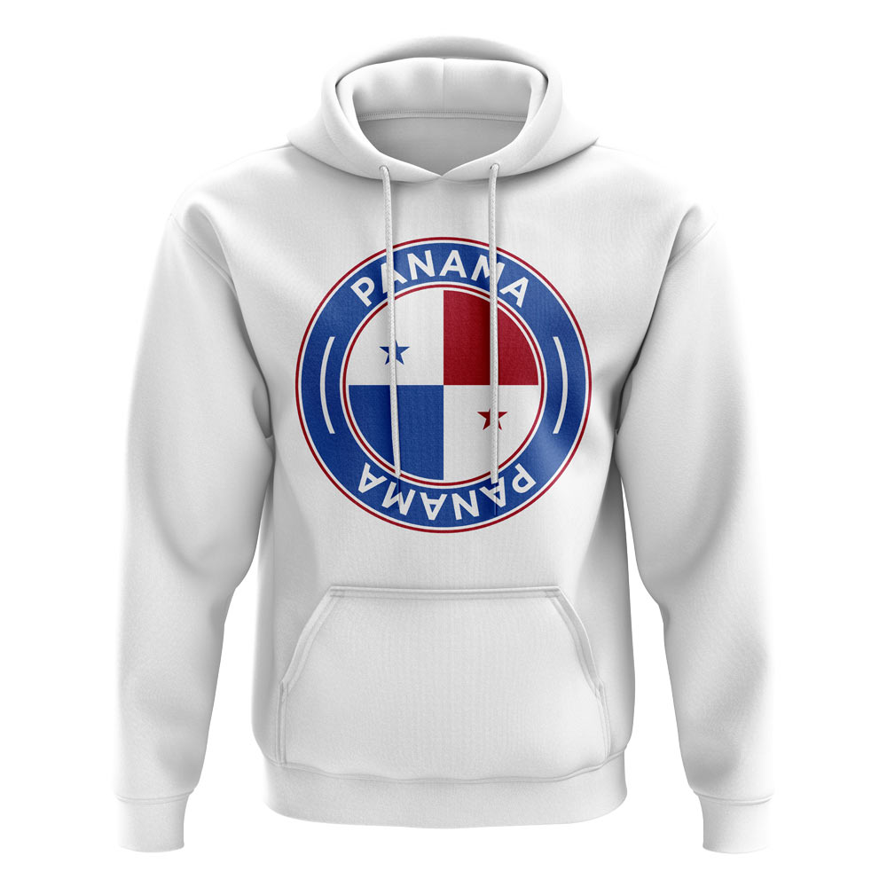 Panama Football Badge Hoodie (White)