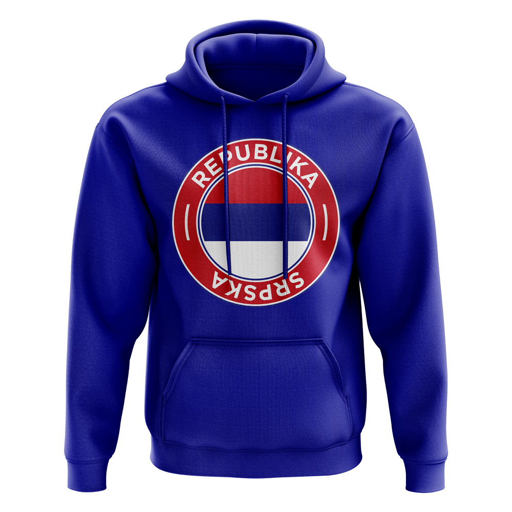 Republika Srpska Football Badge Hoodie (Royal)
