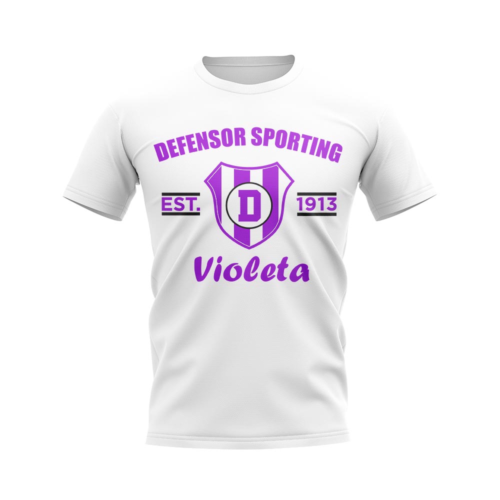 Defensor Sporting Established Football T-Shirt (White)