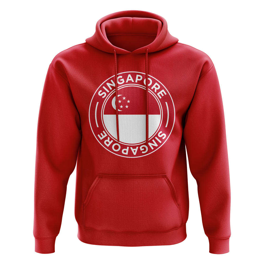 Singapore Football Badge Hoodie (Red)