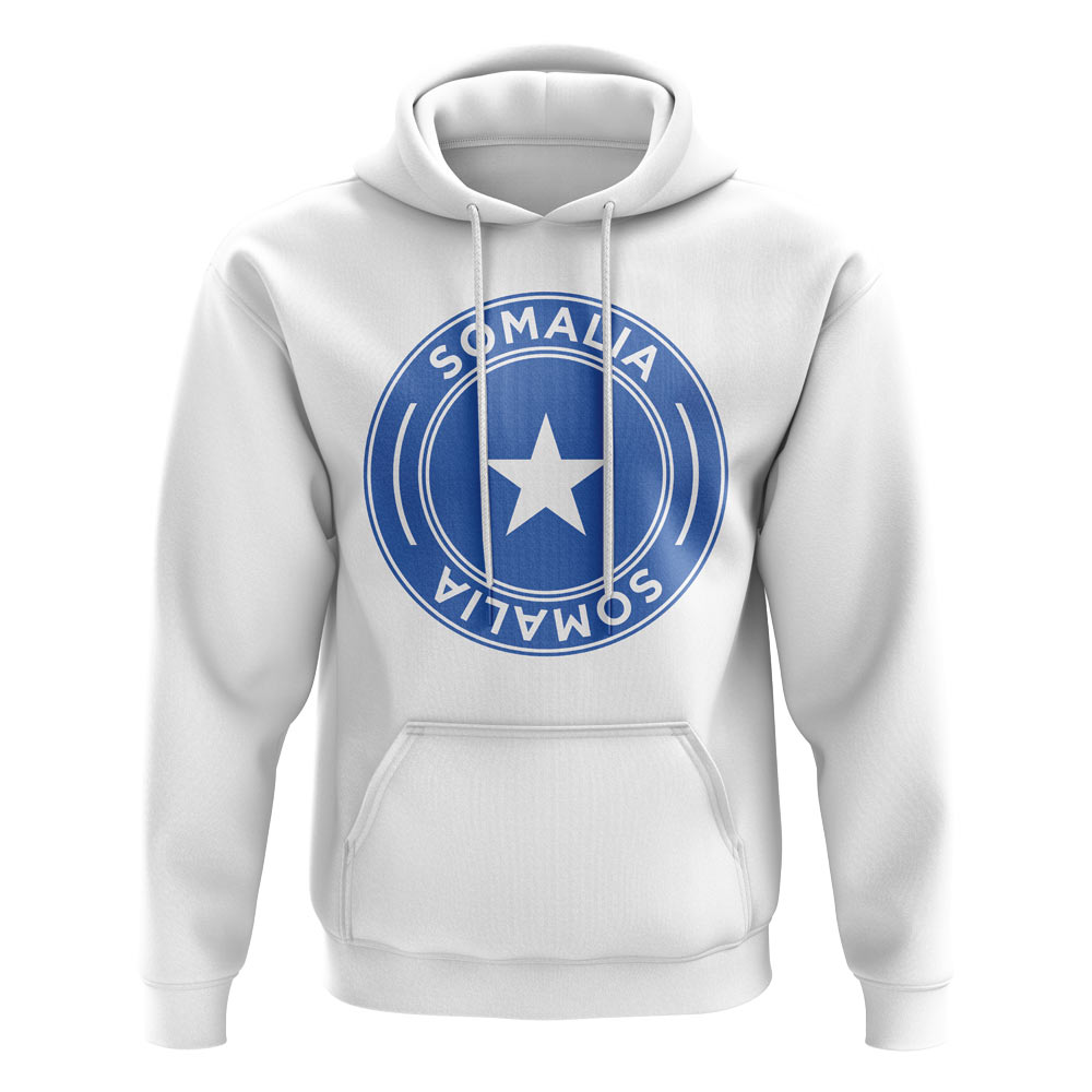 Somalia Football Badge Hoodie (White)