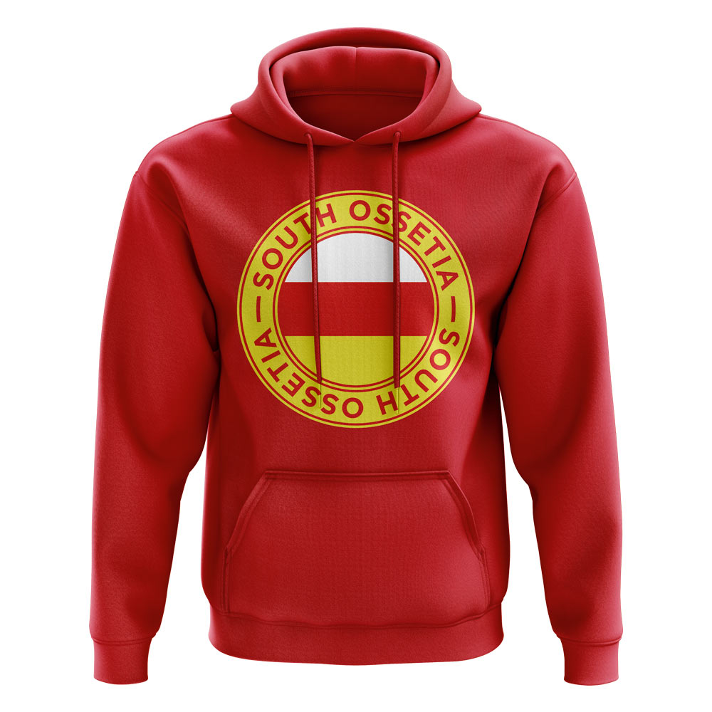 South Ossetia Football Badge Hoodie (Red)