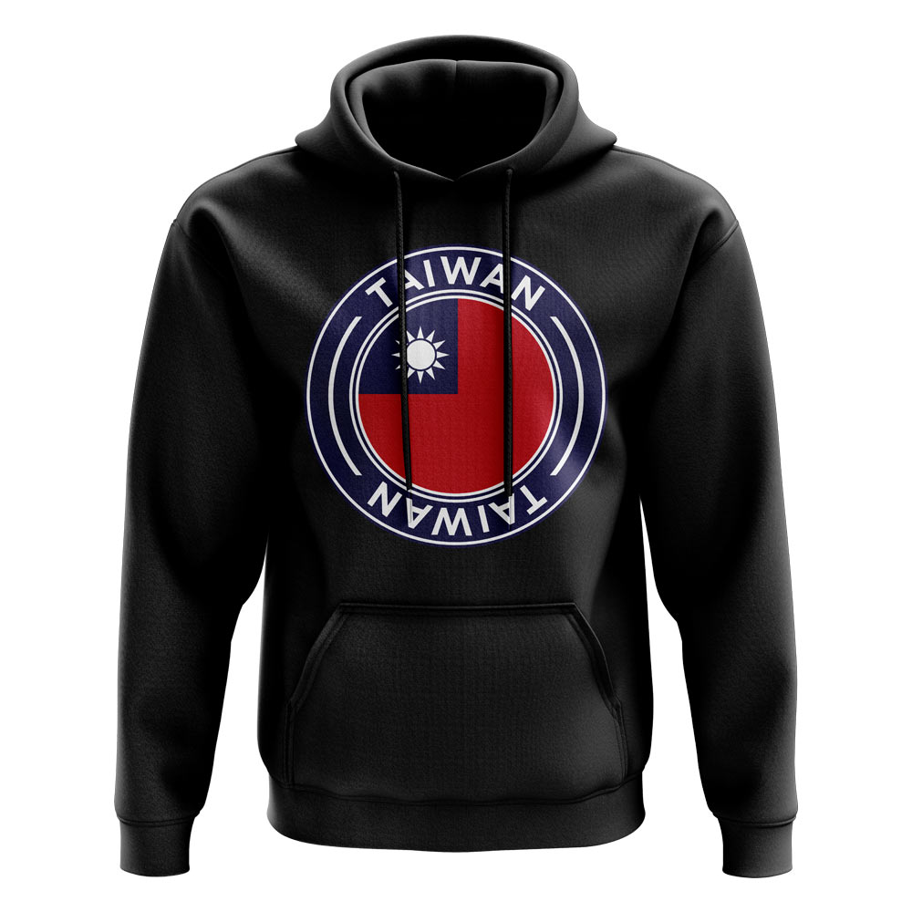 Taiwan Football Badge Hoodie (Black)