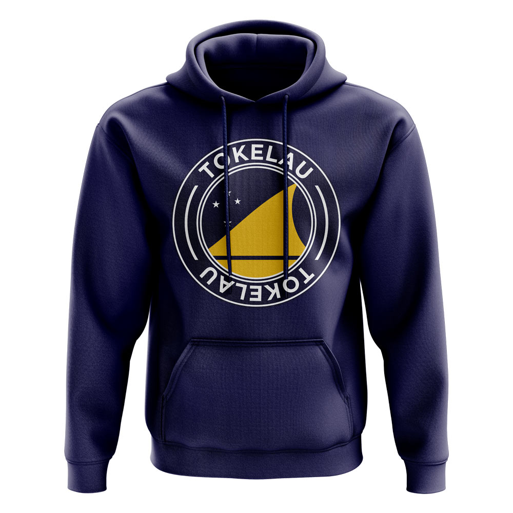 Tokelau Football Badge Hoodie (Navy)