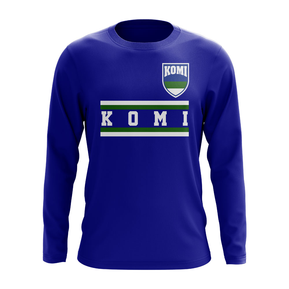 Komi Core Football Country Long Sleeve T-Shirt (Royal)