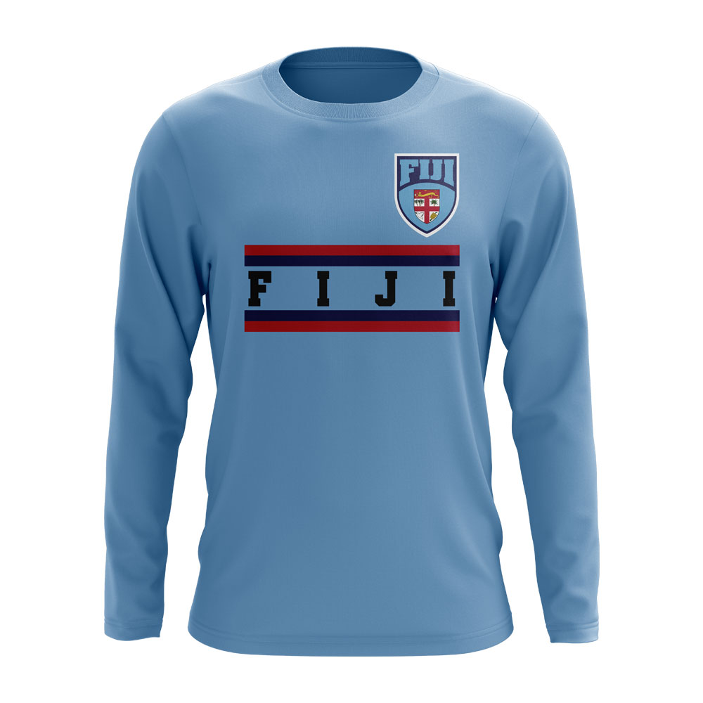 Fiji Core Football Country Long Sleeve T-Shirt (Sky)