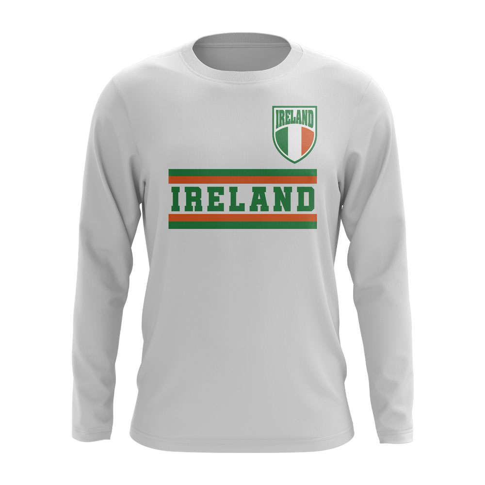 Ireland Core Football Country Long Sleeve T-Shirt (White)