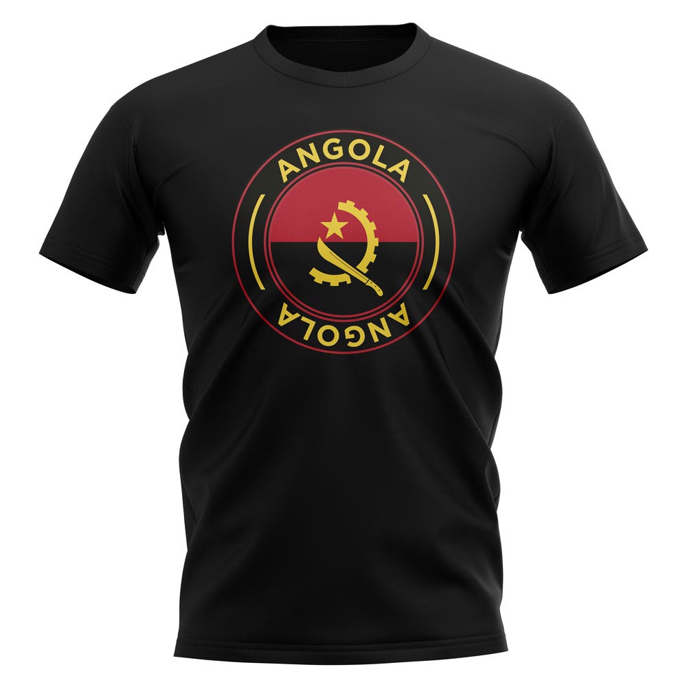 Angola Football Badge T-Shirt (Black)