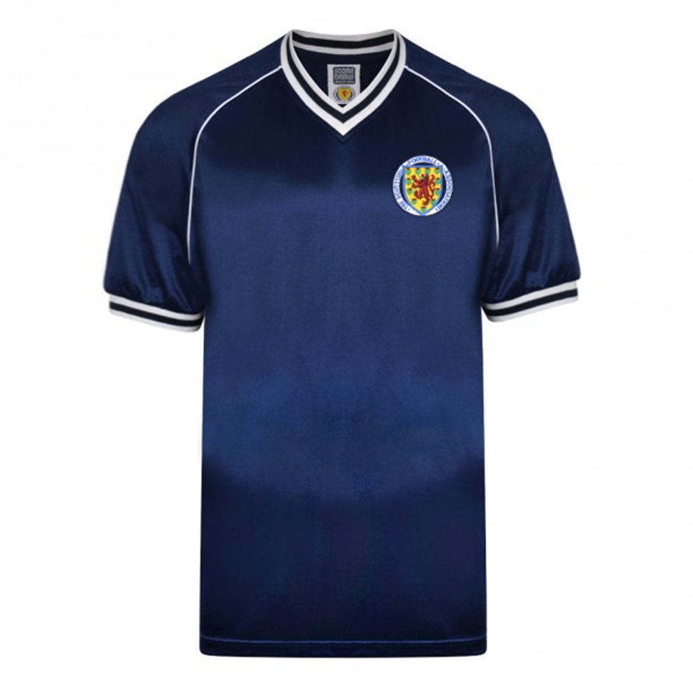 Score Draw Scotland 1982 Retro Football Shirt