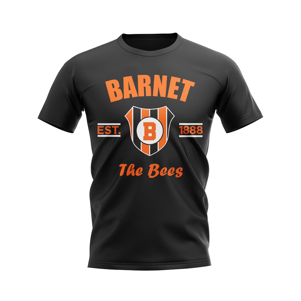 Barnet Established Football T-Shirt (Black)