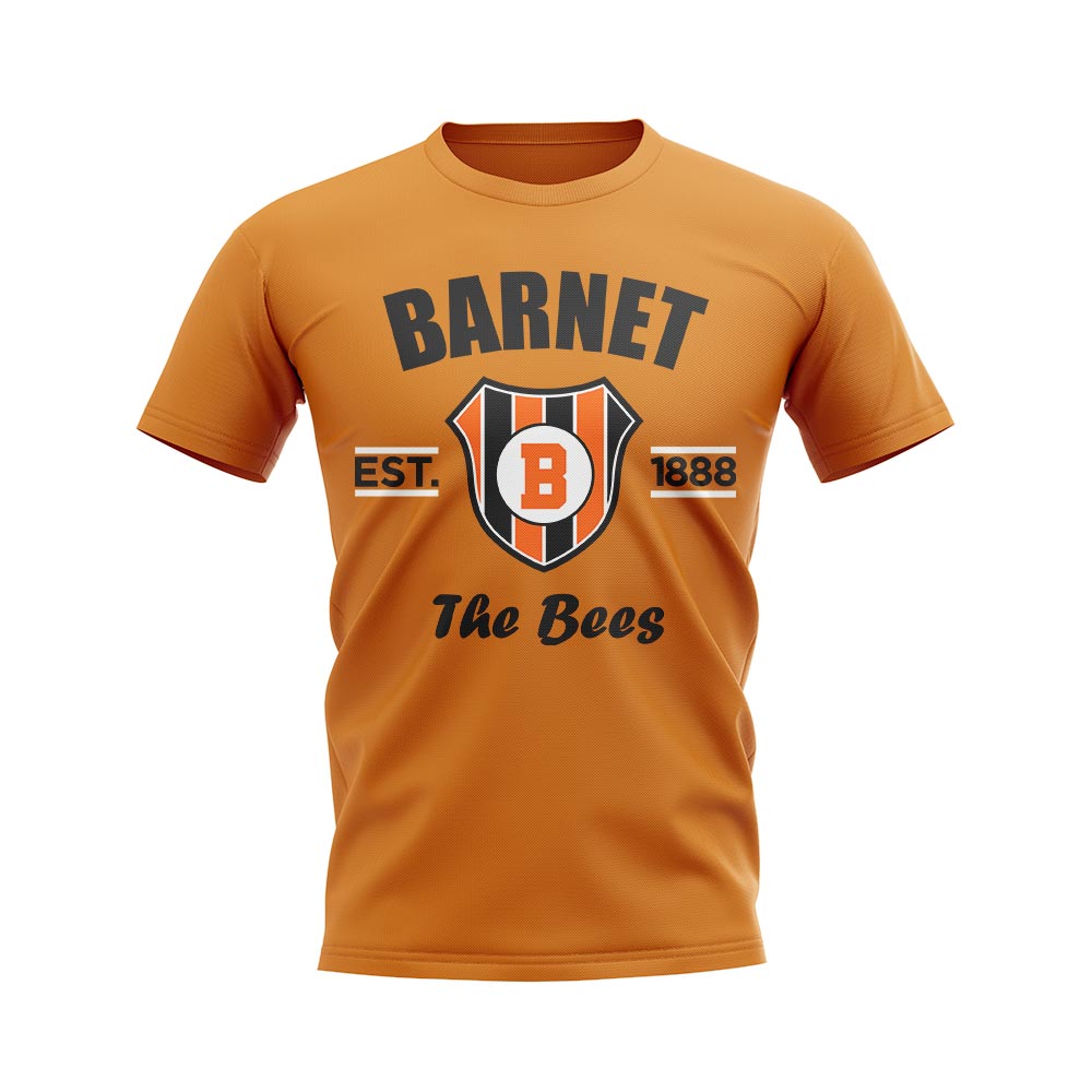 Barnet Established Football T-Shirt (Orange)