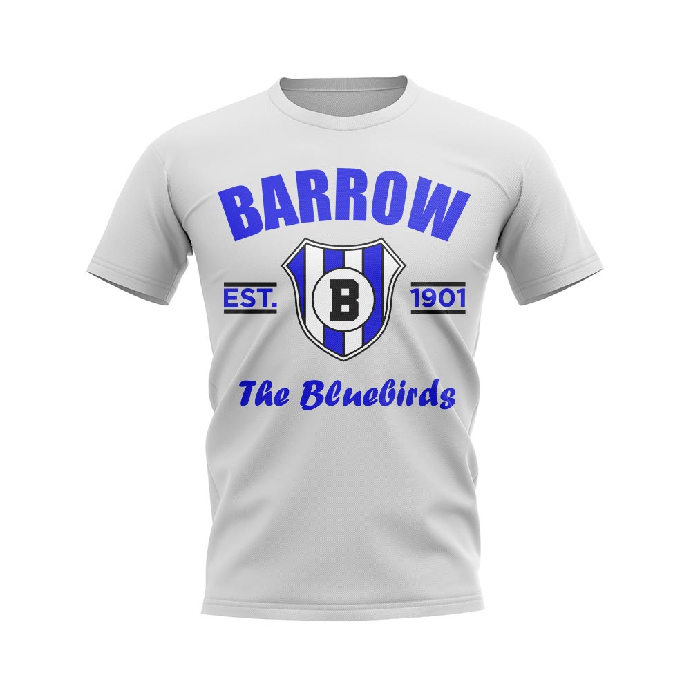 Barrow Established Football T-Shirt (White)