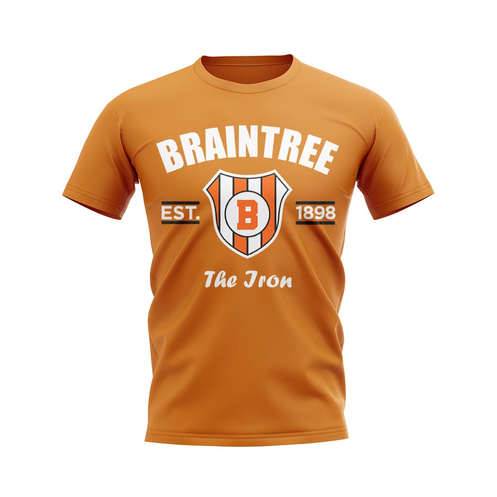 Braintree Established Football T-Shirt (Orange)