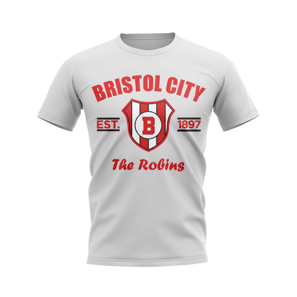 Bristol City Established Football T-Shirt (White)