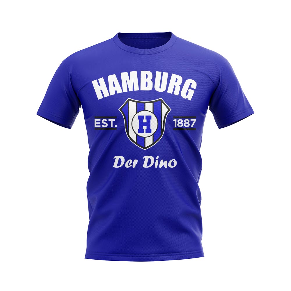 Hamburg Established Football T-Shirt (Blue)