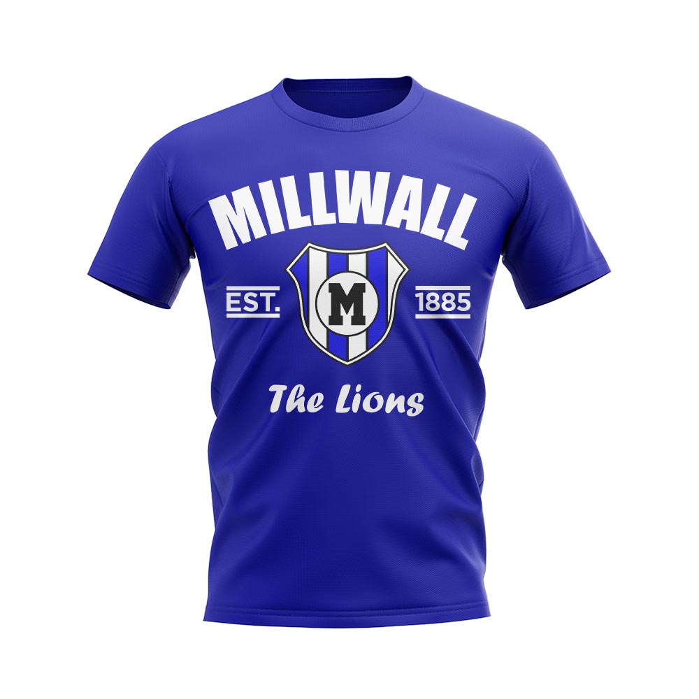 Millwall Established Football T-Shirt (Blue)