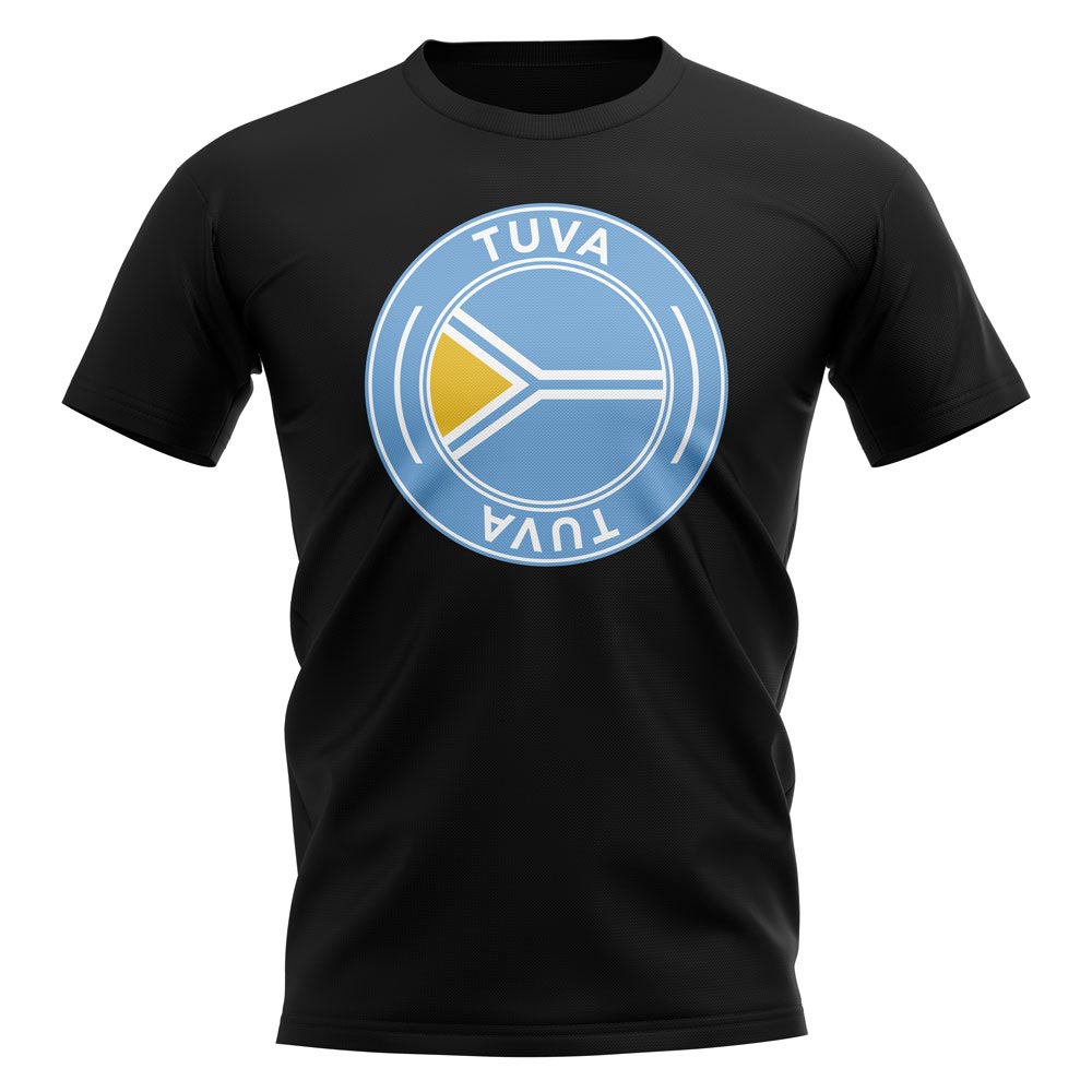 Tuva Football Badge T-Shirt (Black)