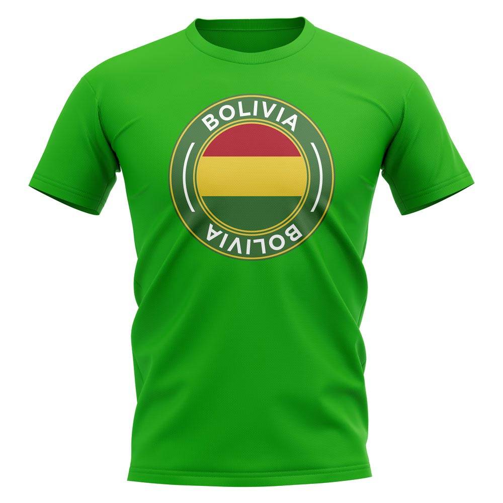 Bolivia Football Badge T-Shirt (Green)