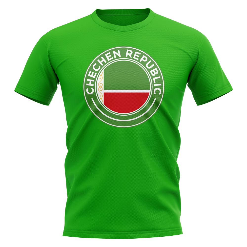 Chechen Republic Football Badge T-Shirt (Green)