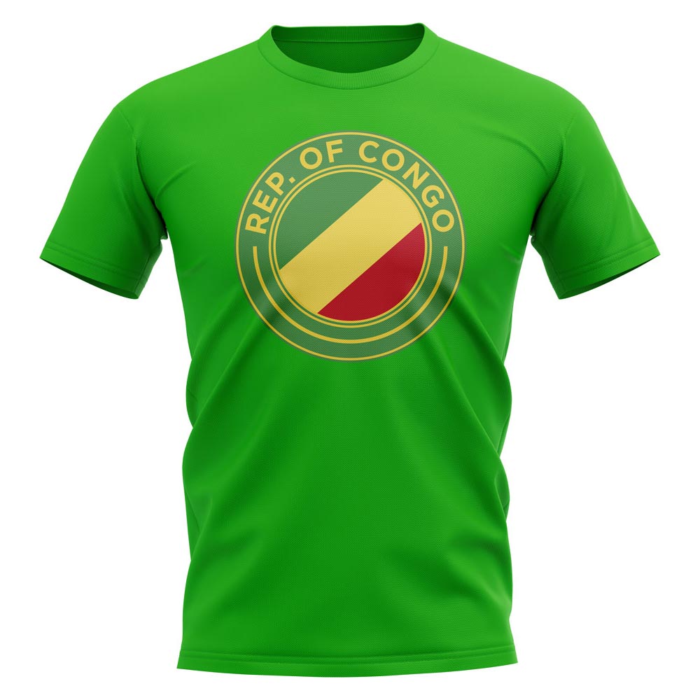 Congo Republic Football Badge T-Shirt (Green)